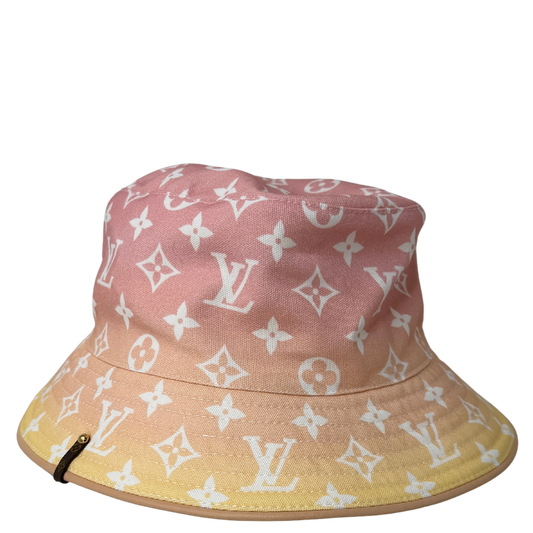 Louis Vuitton Bucket Hat Gradient Monogram by the Pool / neuwertig Louis Vuitton