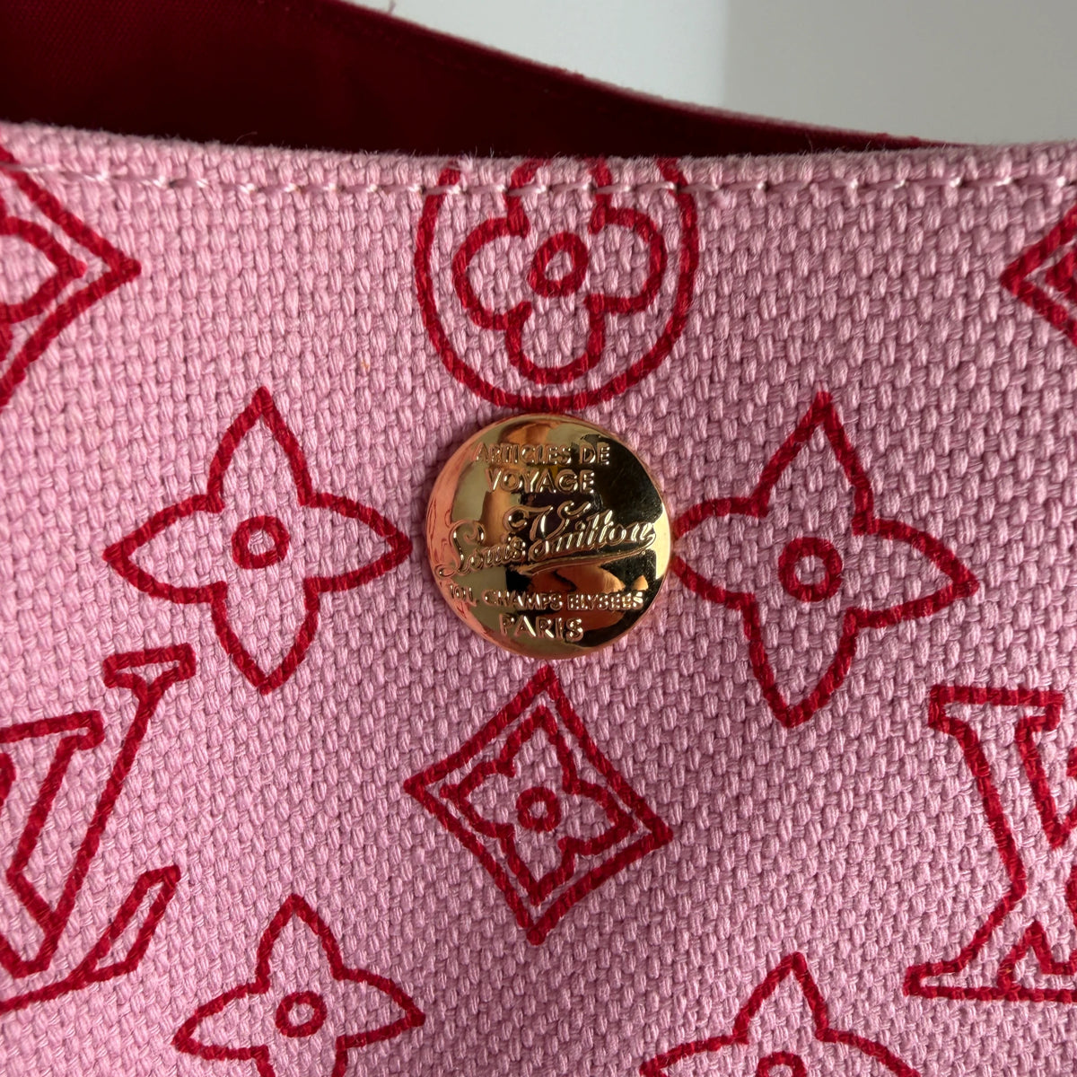 Louis Vuitton Cabas Ipanema GM Monogram Canvas Rose mit Pochette – Ansicht 7