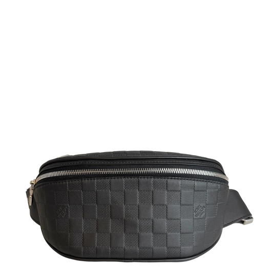 Louis Vuitton Campus Bumbag Damier Infini Onyx Schwarz Silber Louis Vuitton