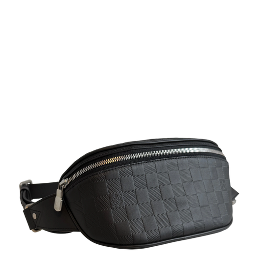 Louis Vuitton Campus Bumbag Damier Infini Onyx Schwarz Silber Louis Vuitton