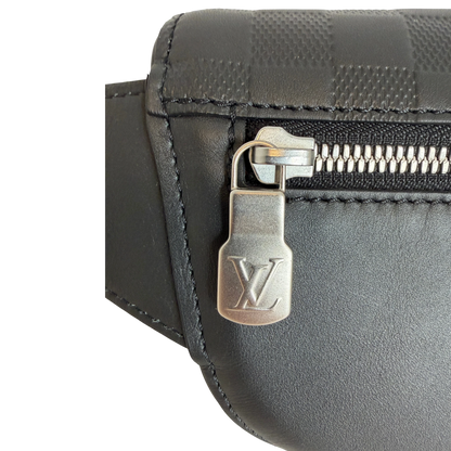 Louis Vuitton Campus Bumbag Damier Infini Onyx Schwarz Silber Louis Vuitton