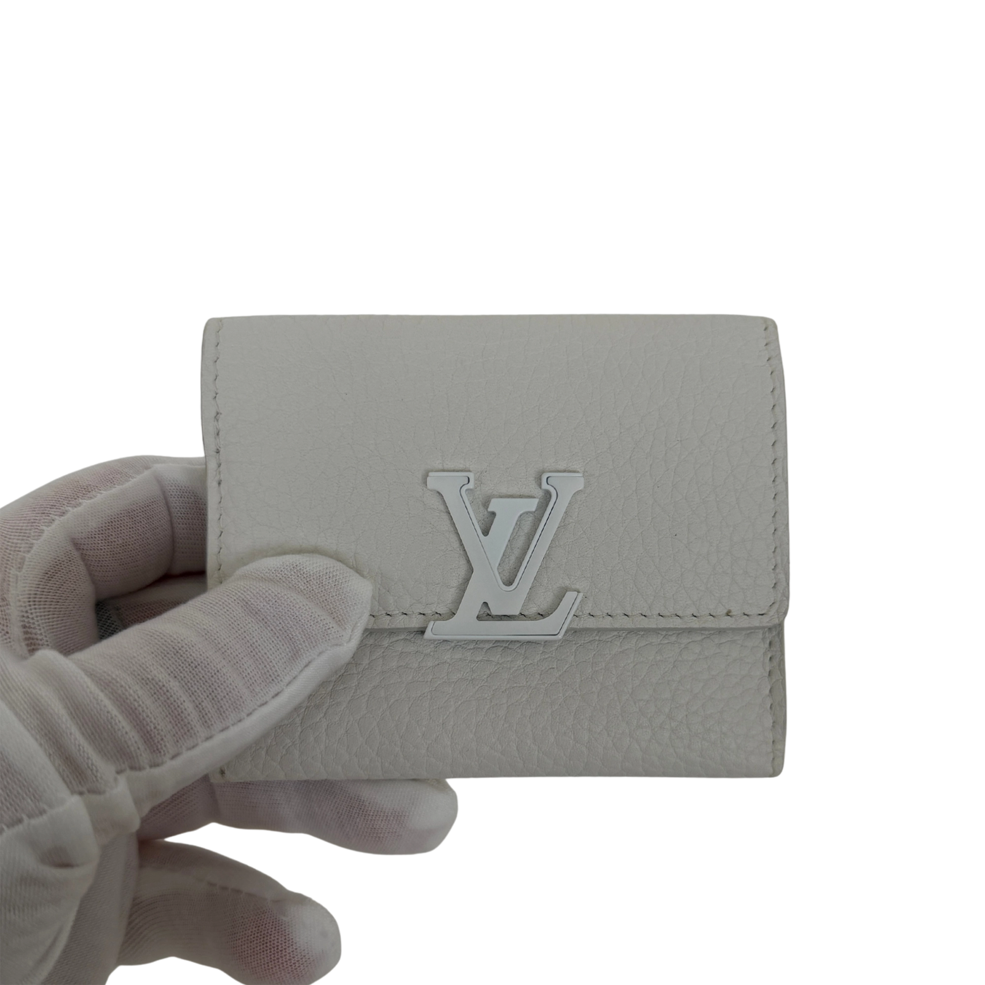 Louis Vuitton Capucines XS Geldbörse Off White / neuwertig Louis Vuitton