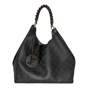 Louis Vuitton Carmel Mahina Leder Schwarz M52950