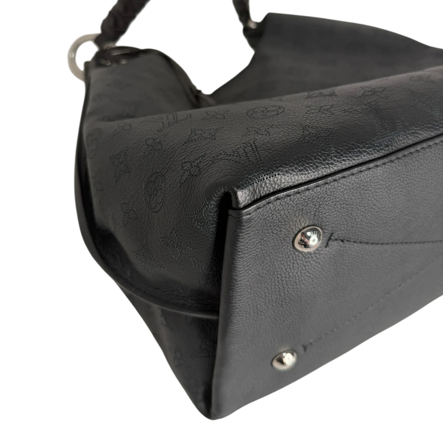 Louis Vuitton Carmel Mahina Leder Schwarz M52950 Louis Vuitton