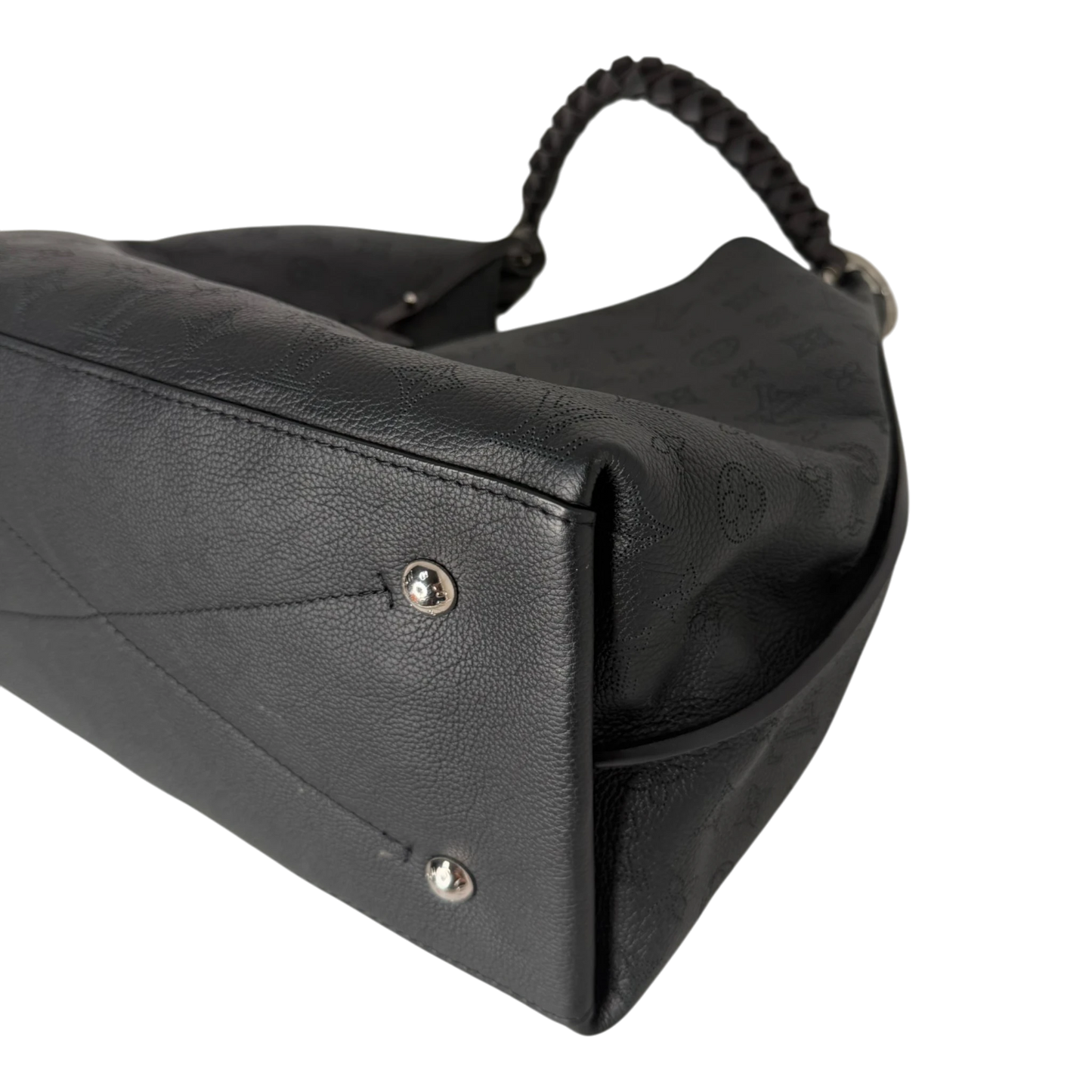 Louis Vuitton Carmel Mahina Leder Schwarz M52950 Louis Vuitton