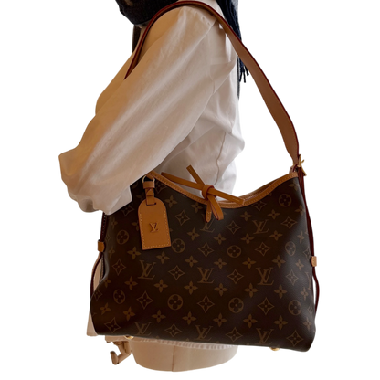 Louis Vuitton CarryAll PM Monogram Canvas Braun Gold – Ansicht 10
