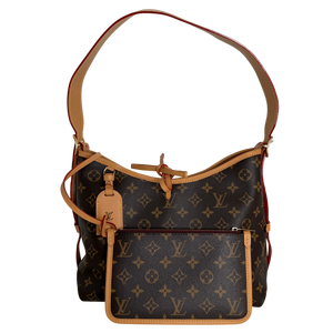 Louis Vuitton CarryAll PM Monogram Canvas Braun Gold