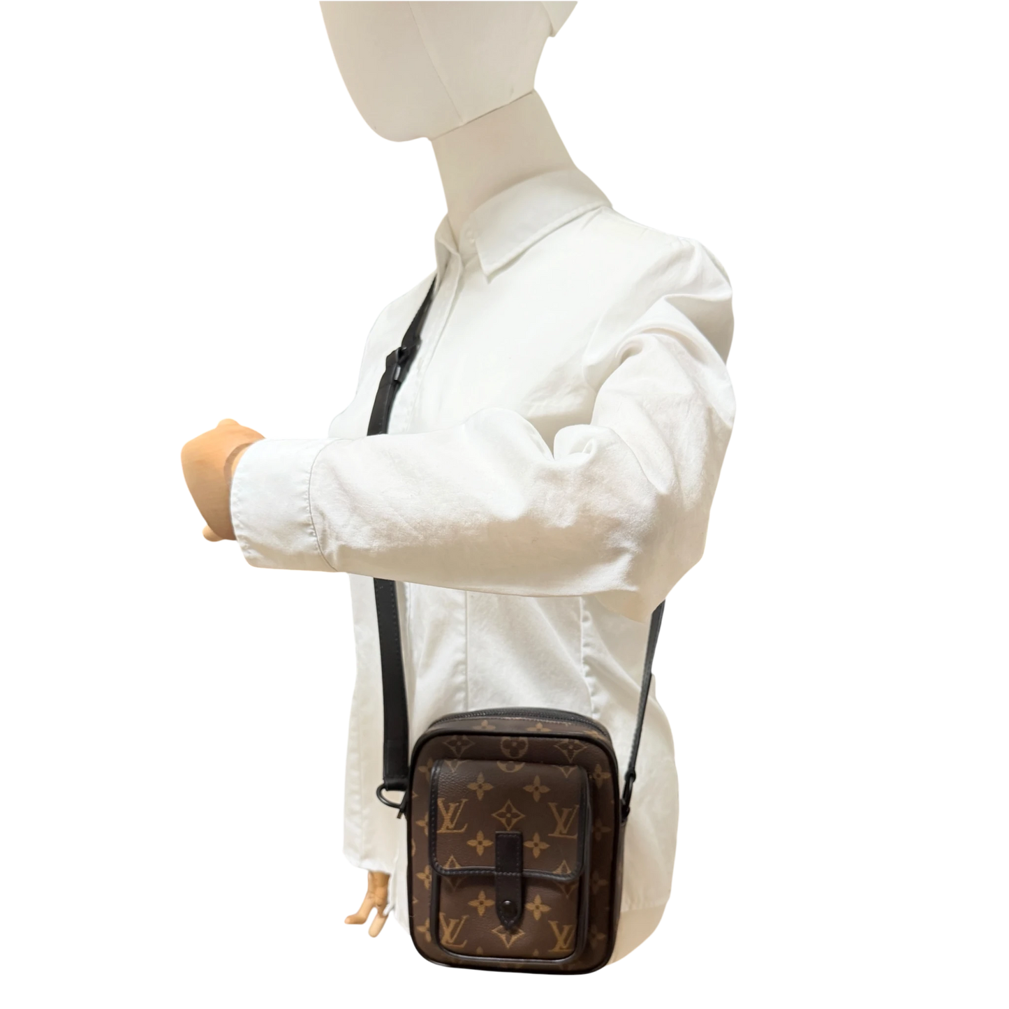 Louis Vuitton Christopher Wearable Wallet Monogram Macassar Fullset / neuwertig Louis Vuitton