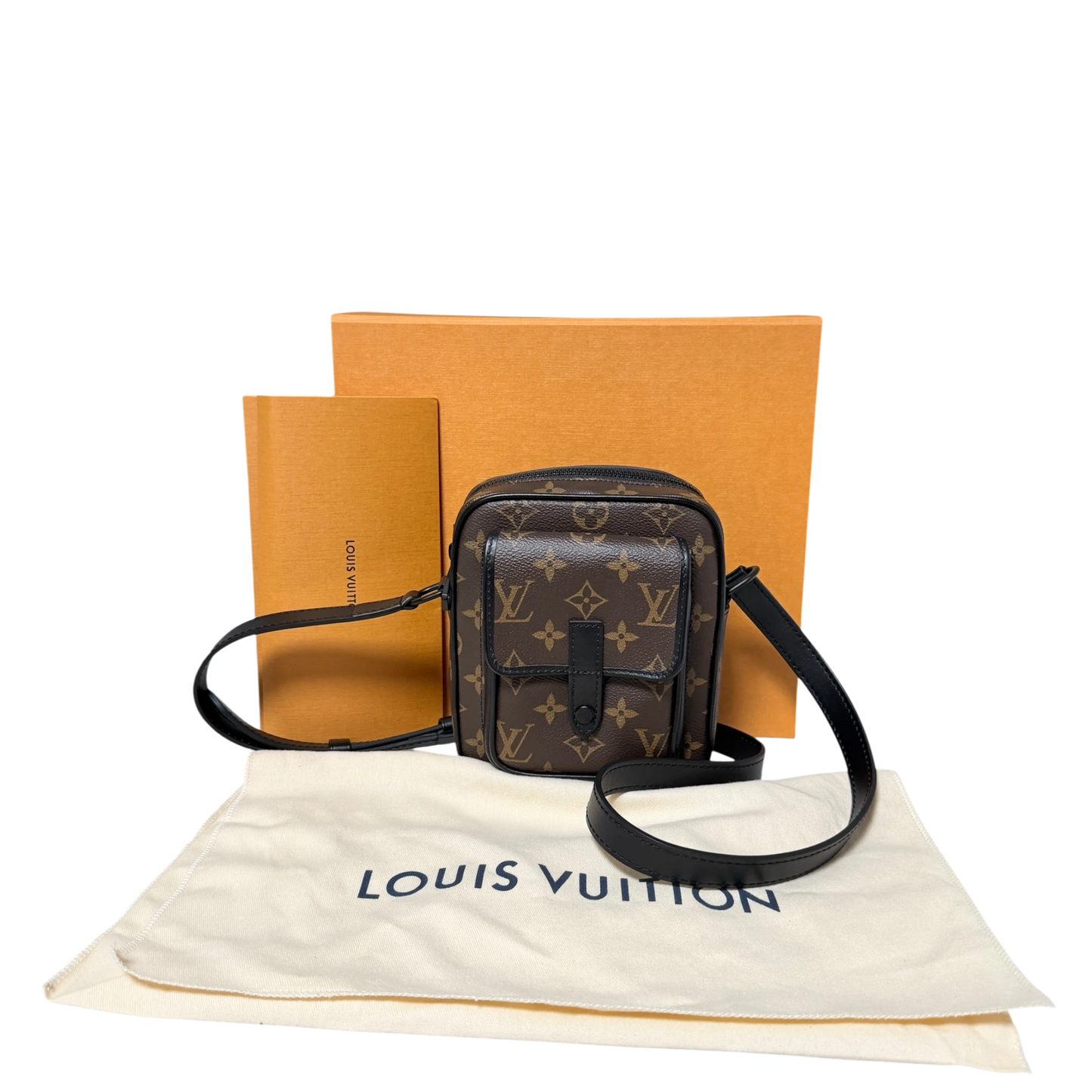 Louis Vuitton Christopher Wearable Wallet Monogram Macassar Fullset / neuwertig Louis Vuitton