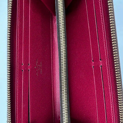 Louis Vuitton Clémence Geldbörse Monogram Canvas Fuchsia M60742 / sehr gut Louis Vuitton