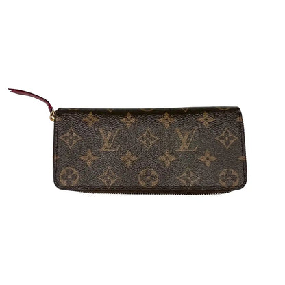 Louis Vuitton Clémence Geldbörse Monogram Canvas Fuchsia M60742 / sehr gut Louis Vuitton