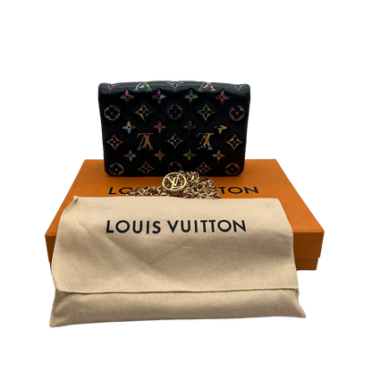 Louis Vuitton Coussin Pochette Navy blau Monogramm LV Garden / neuwertig Louis Vuitton