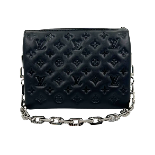 Louis Vuitton Coussin PM M23056 schwarz / silber Hardware / neuwertig Louis Vuitton