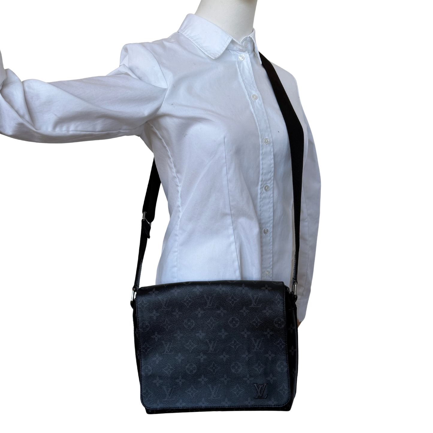 Louis Vuitton District PM Messenger Bag Monogram Eclipse / sehr gut Louis Vuitton