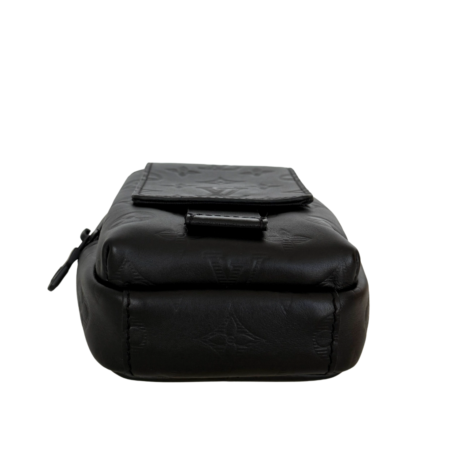 Louis Vuitton Double Phone Pouch NM Monogram Shadow M81323 Schwarz Fullset / neuwertig Handtasche