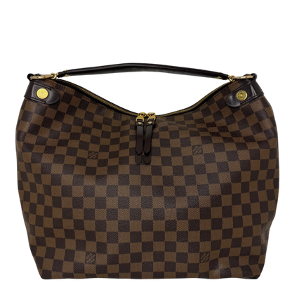 Louis Vuitton Duomo Hobo Bag Damier Ebene Fullset / gut Louis Vuitton