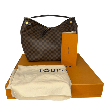 Louis Vuitton Duomo Hobo Bag Damier Ebene Fullset / gut Louis Vuitton