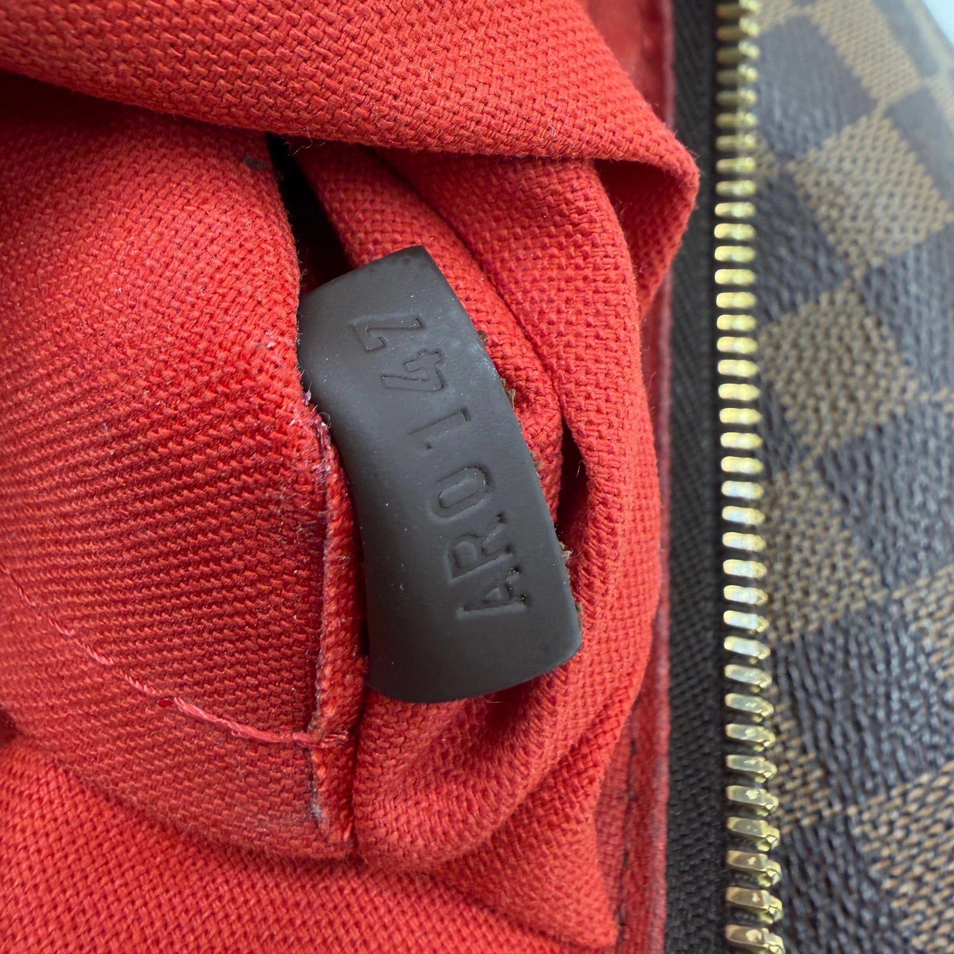 Louis Vuitton Duomo Hobo Bag Damier Ebene Fullset / gut Louis Vuitton