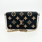 Louis Vuitton Félicie Pochette Monogram Empreinte Leder Bicolor M80482 Fullset / sehr gut Louis Vuitton