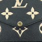 Louis Vuitton Félicie Pochette Monogram Empreinte Leder Bicolor M80482 Fullset / sehr gut Louis Vuitton