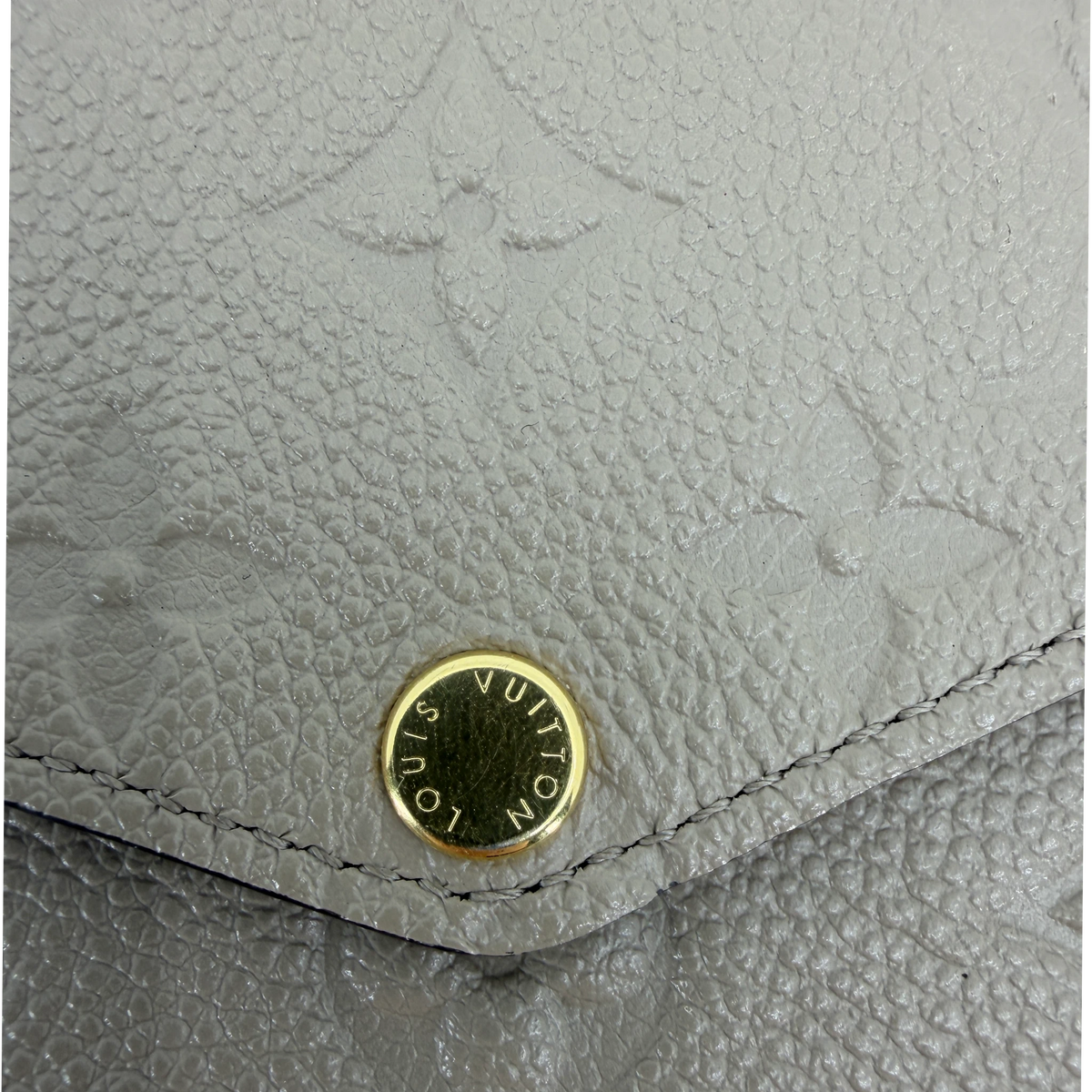Louis Vuitton Félicie Pochette Monogram Empreinte Tourterelle Gold