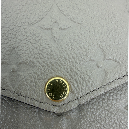 Louis Vuitton Félicie Pochette Monogram Empreinte Tourterelle Gold