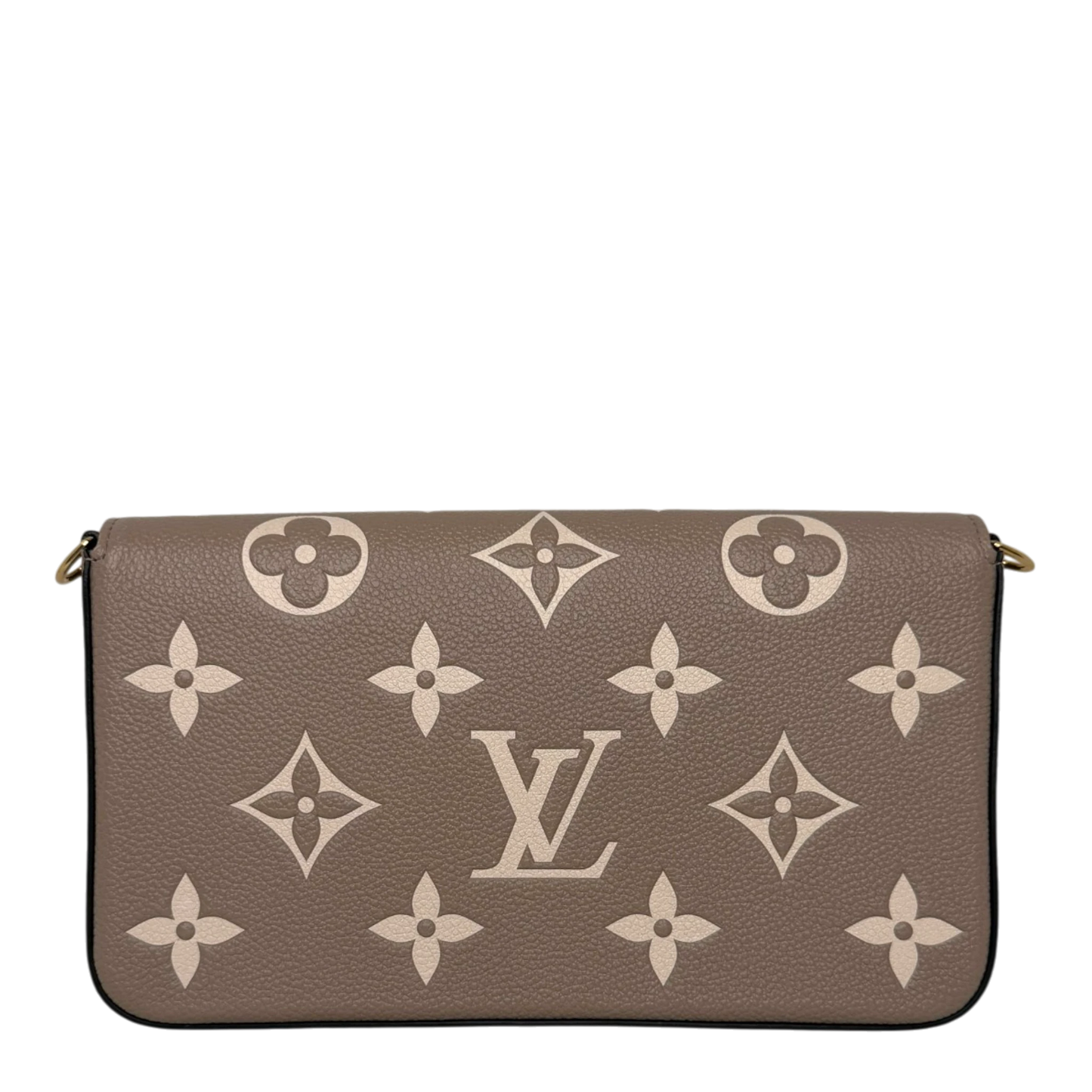 Louis Vuitton Félicie Pochette Empreinte Tourterelle Creme M69977 Louis Vuitton