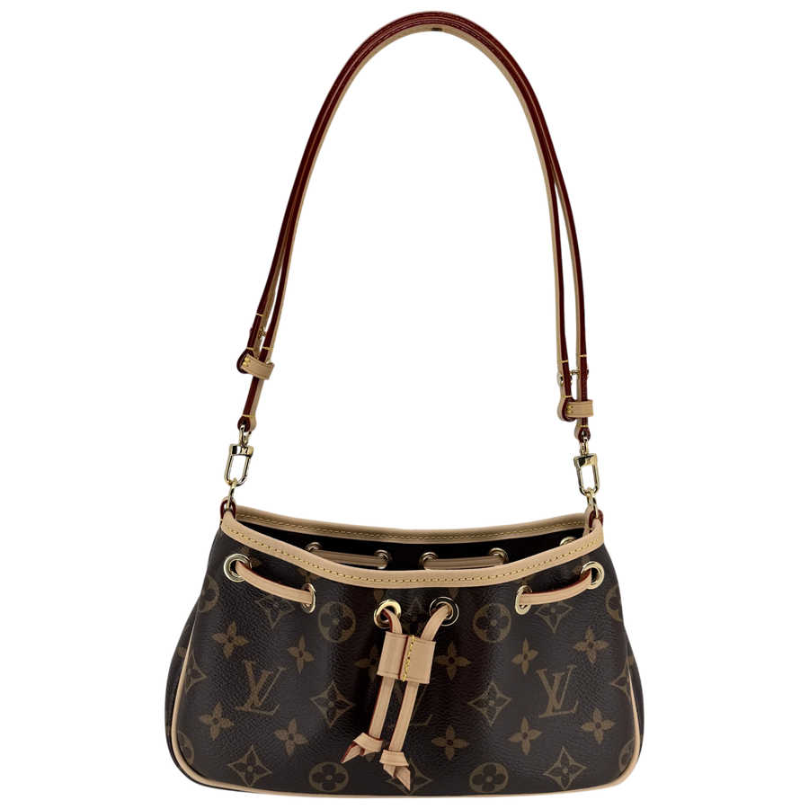 Louis Vuitton Nano Frivole Monogram Canvas Braun Gold M29537