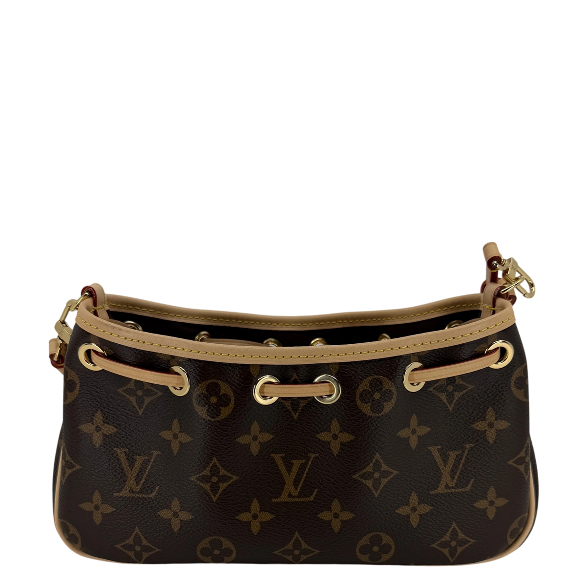 Louis Vuitton Nano Frivole Monogram Canvas Braun Gold M29537