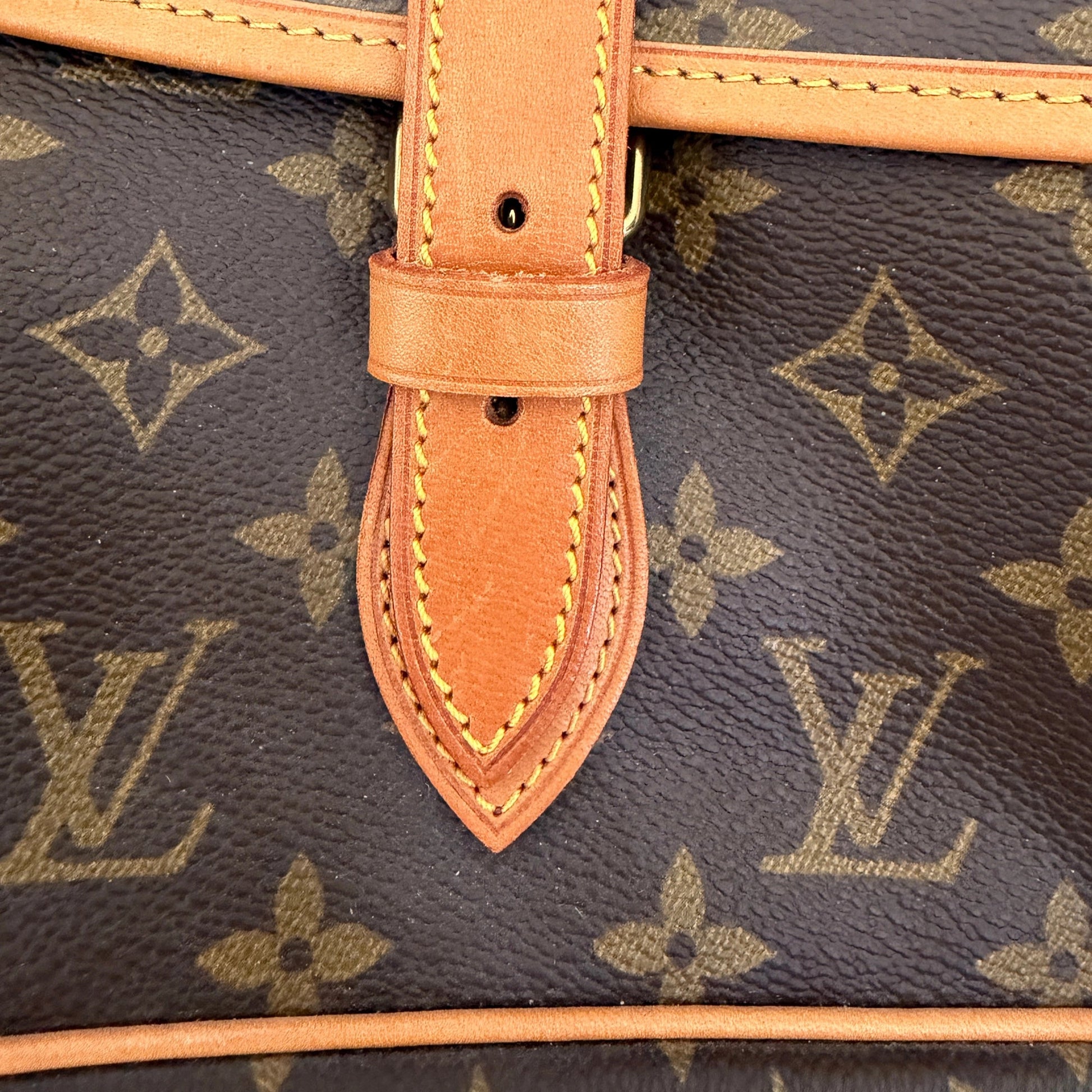 Louis Vuitton Gibeciere GM Monogram Canvas Vintage / sehr gut Louis Vuitton