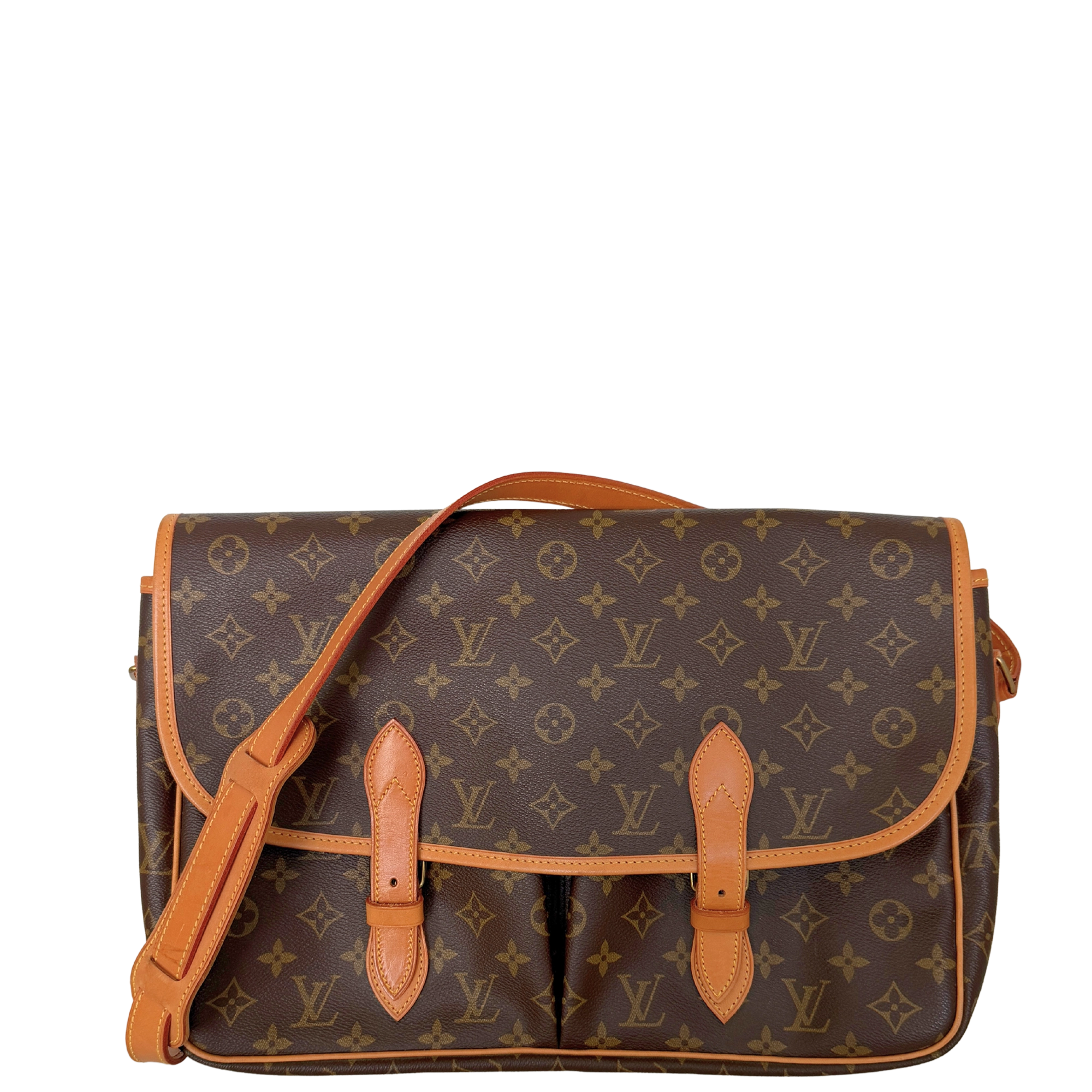 Louis Vuitton Gibeciere GM Monogram Canvas Vintage / sehr gut Louis Vuitton