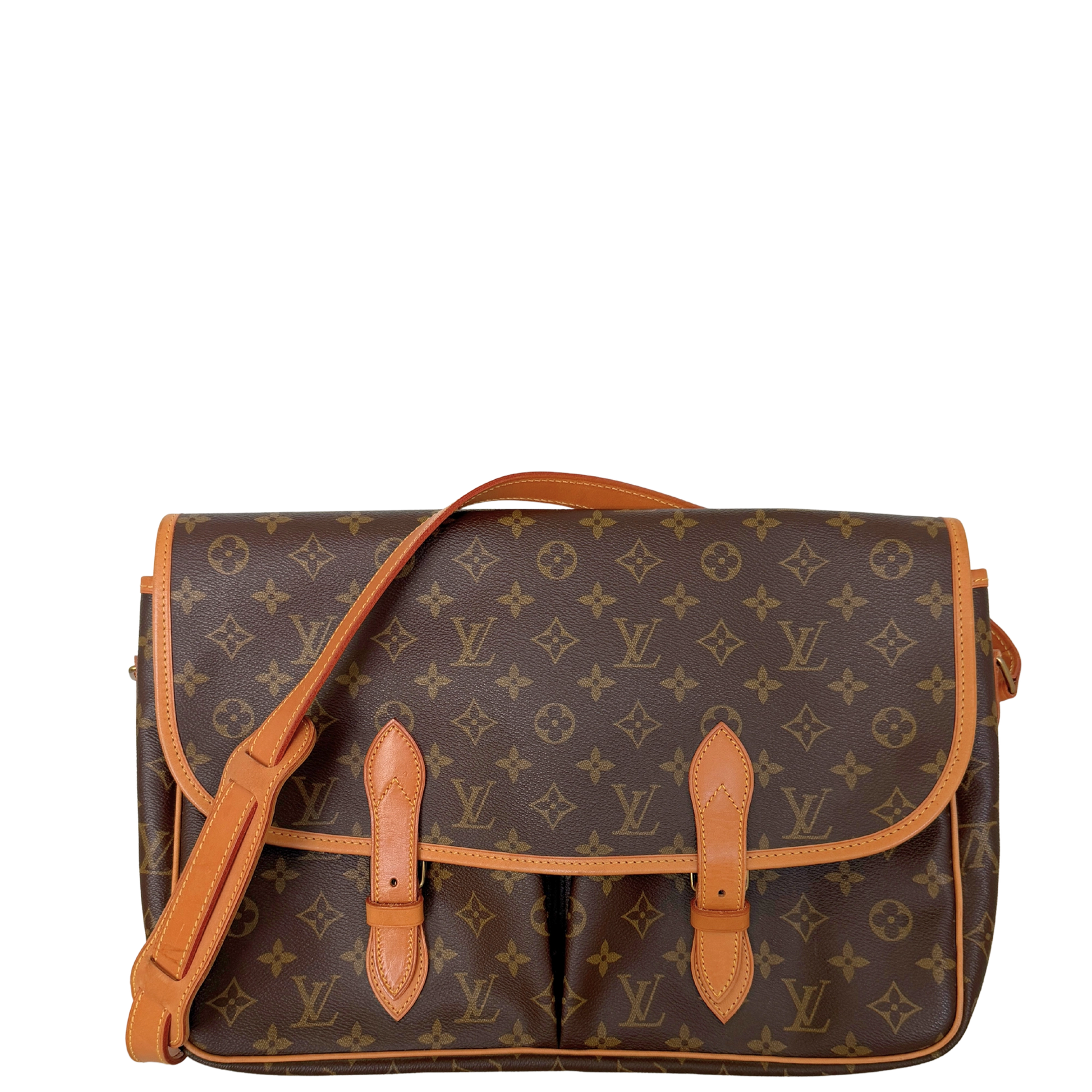 Louis Vuitton Gibeciere GM Monogram Canvas Vintage / sehr gut Louis Vuitton