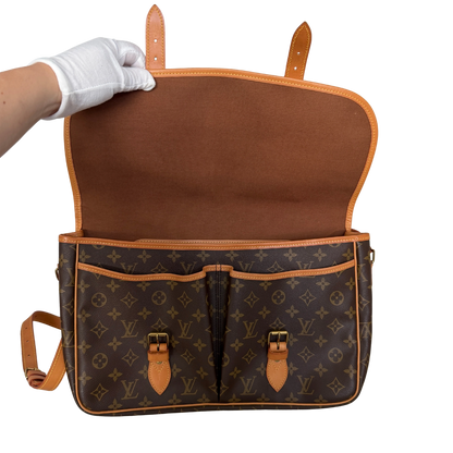 Louis Vuitton Gibeciere GM Monogram Canvas Vintage / sehr gut Louis Vuitton
