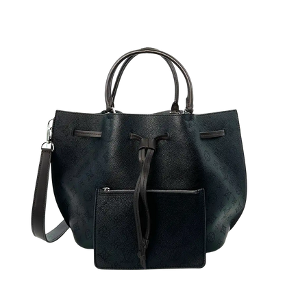 Louis Vuitton Girolata Mahina Leder schwarz M54402 Fullset / sehr gut Louis Vuitton