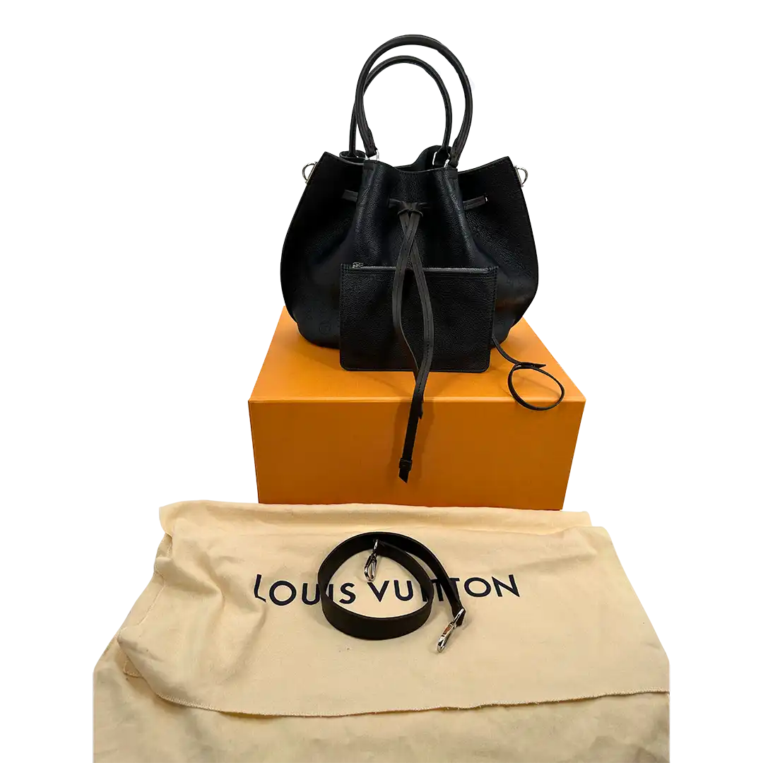 Louis Vuitton Girolata Mahina Leder schwarz M54402 Fullset / sehr gut Louis Vuitton