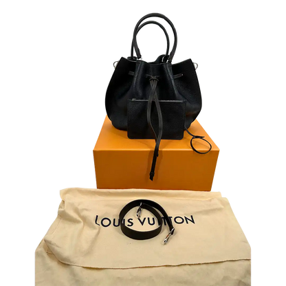 Louis Vuitton Girolata Mahina Leder schwarz M54402 Fullset / sehr gut Louis Vuitton