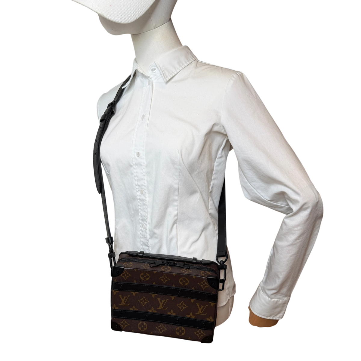 Louis Vuitton Handle Soft Trunk Monogram Macassar Braun Schwarz Louis Vuitton