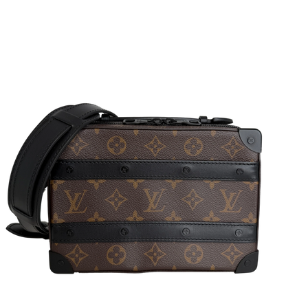 Louis Vuitton Handle Soft Trunk Monogram Macassar Braun Schwarz Louis Vuitton