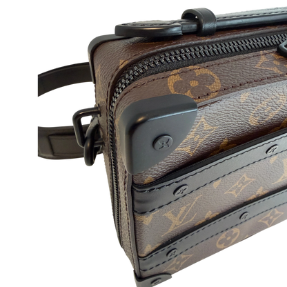 Louis Vuitton Handle Soft Trunk Monogram Macassar Braun Schwarz Louis Vuitton