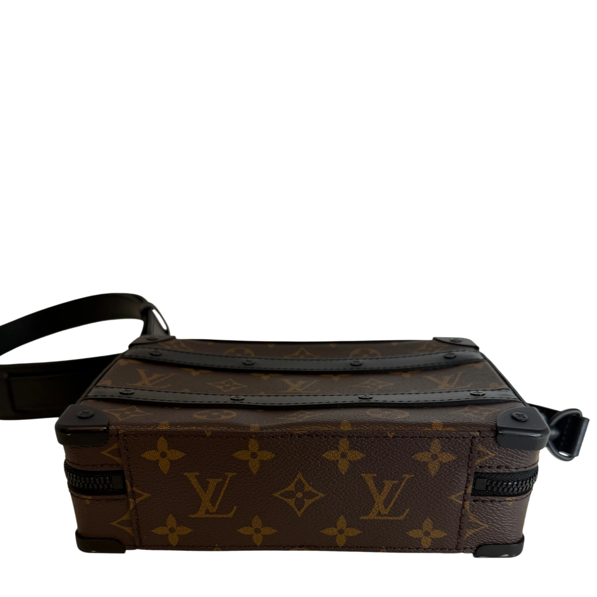 Louis Vuitton Handle Soft Trunk Monogram Macassar Braun Schwarz Louis Vuitton