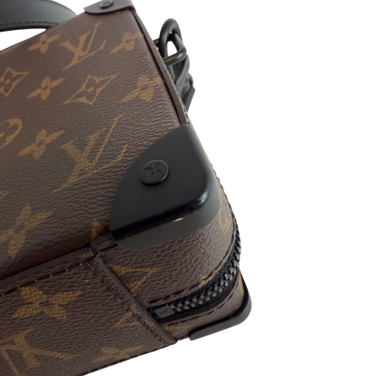 Louis Vuitton Handle Soft Trunk Monogram Macassar Braun Schwarz Louis Vuitton