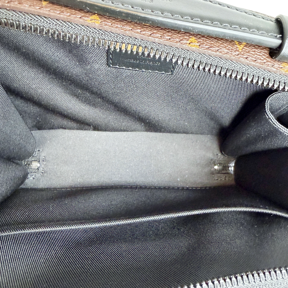 Louis Vuitton Handle Soft Trunk Monogram Macassar Braun Schwarz Louis Vuitton