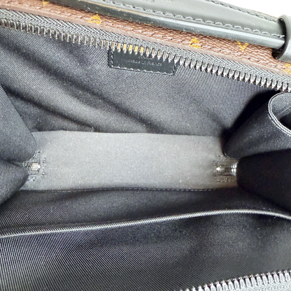 Louis Vuitton Handle Soft Trunk Monogram Macassar Braun Schwarz Louis Vuitton
