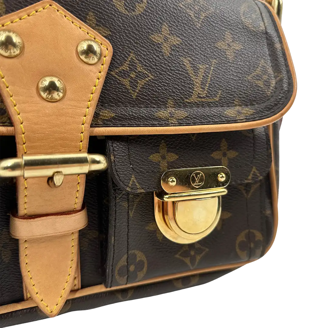 Louis Vuitton Hudson PM N40027 Monogram Canvas / gut Louis Vuitton