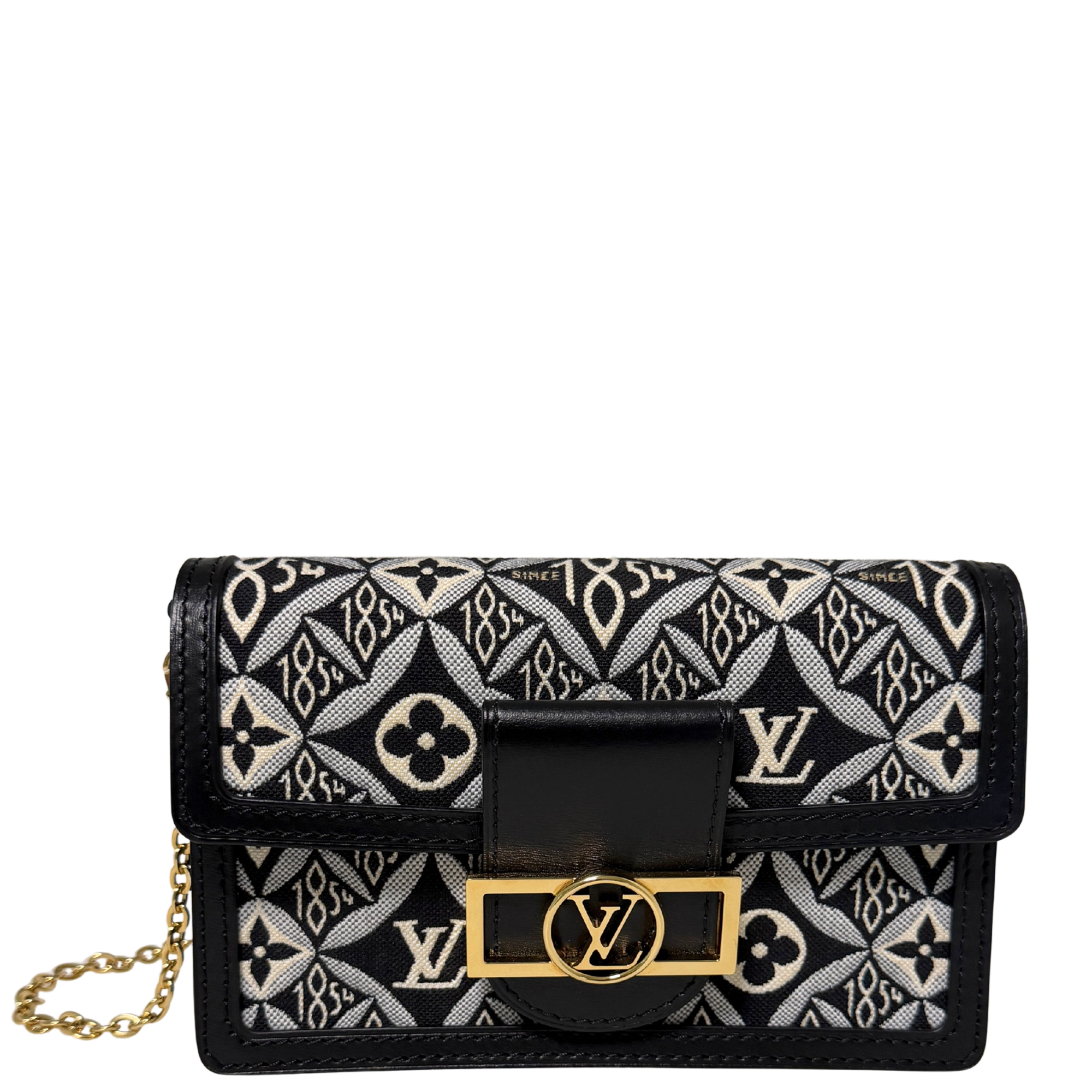 Louis Vuitton Jacquard Since 1854 Dauphine Chain Wallet / neuwertig Louis Vuitton