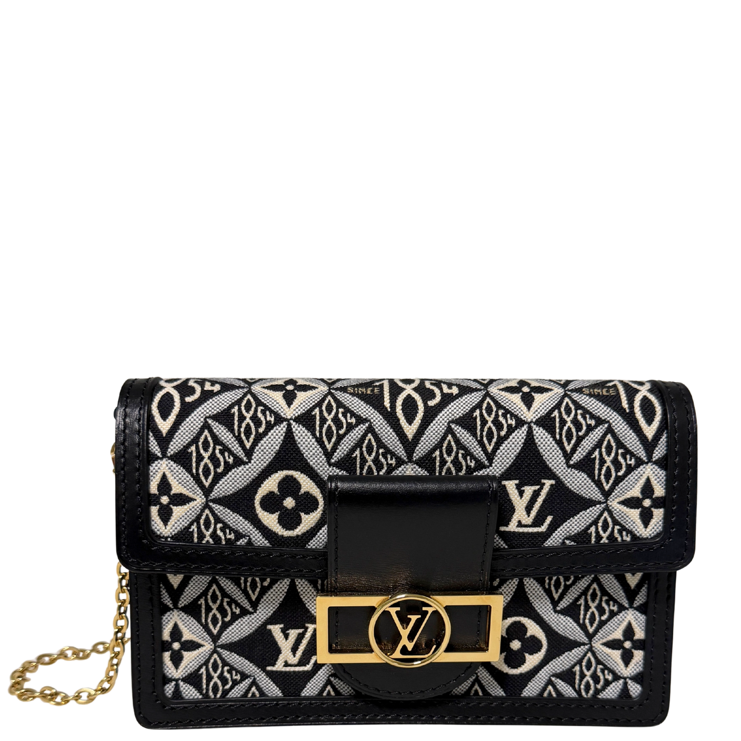 Louis Vuitton Jacquard Since 1854 Dauphine Chain Wallet / neuwertig Louis Vuitton