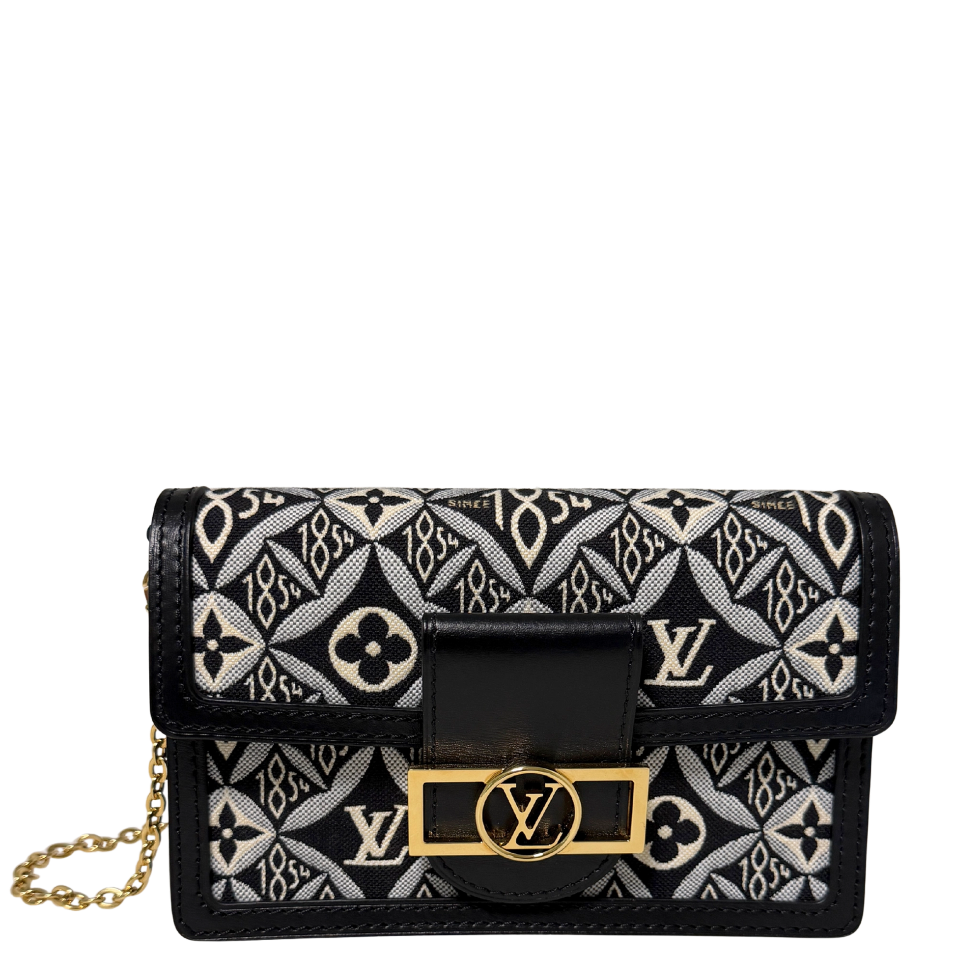 Louis Vuitton Jacquard Since 1854 Dauphine Chain Wallet / neuwertig Louis Vuitton