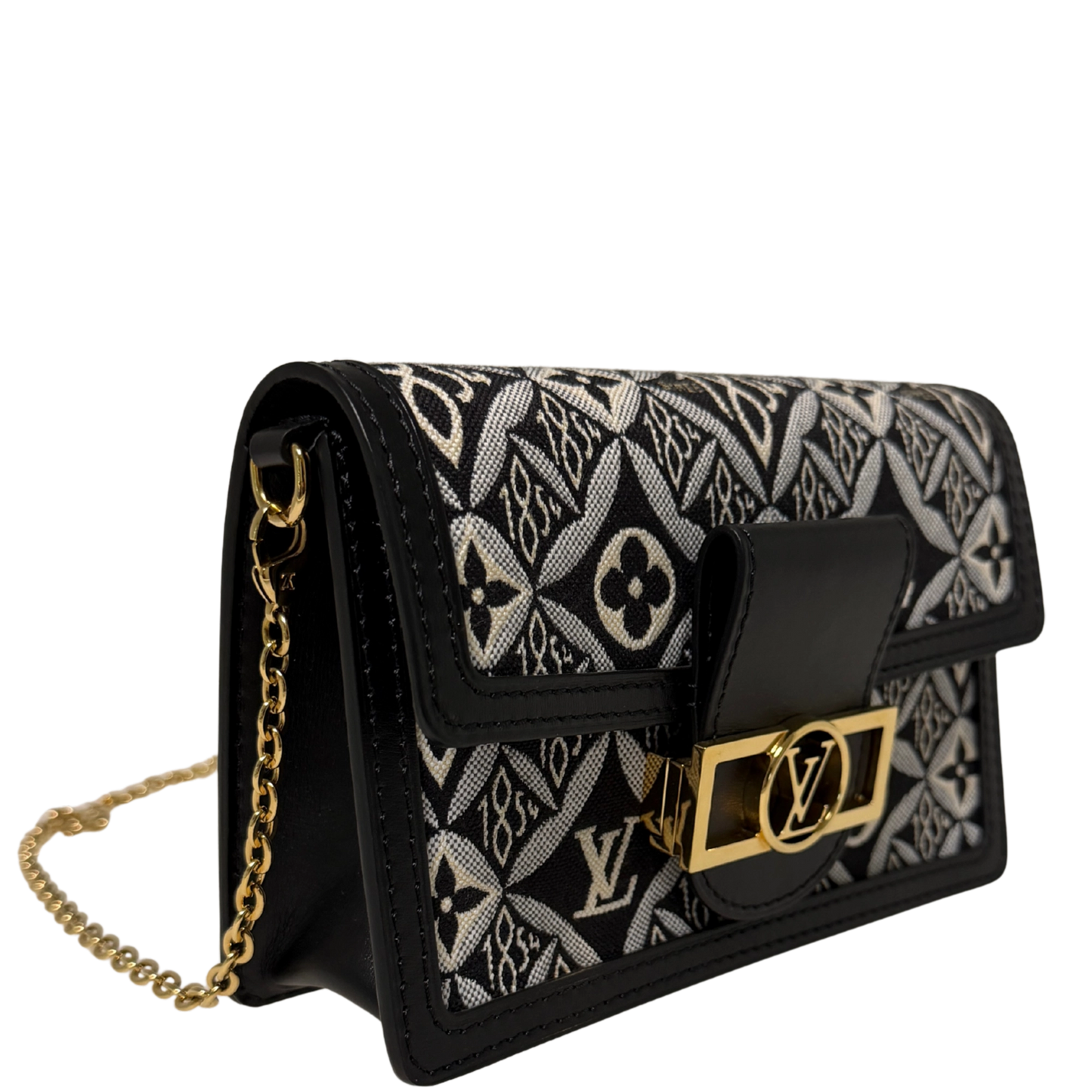 Louis Vuitton Jacquard Since 1854 Dauphine Chain Wallet / neuwertig Louis Vuitton