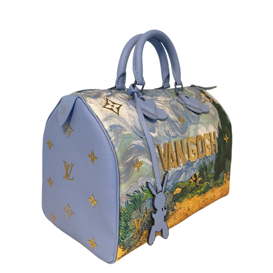 Louis Vuitton X Jeff Koons Speedy Vincent Van Gogh Masters 30 Lavender Multicolor Fullset /neuwertig Louis Vuitton