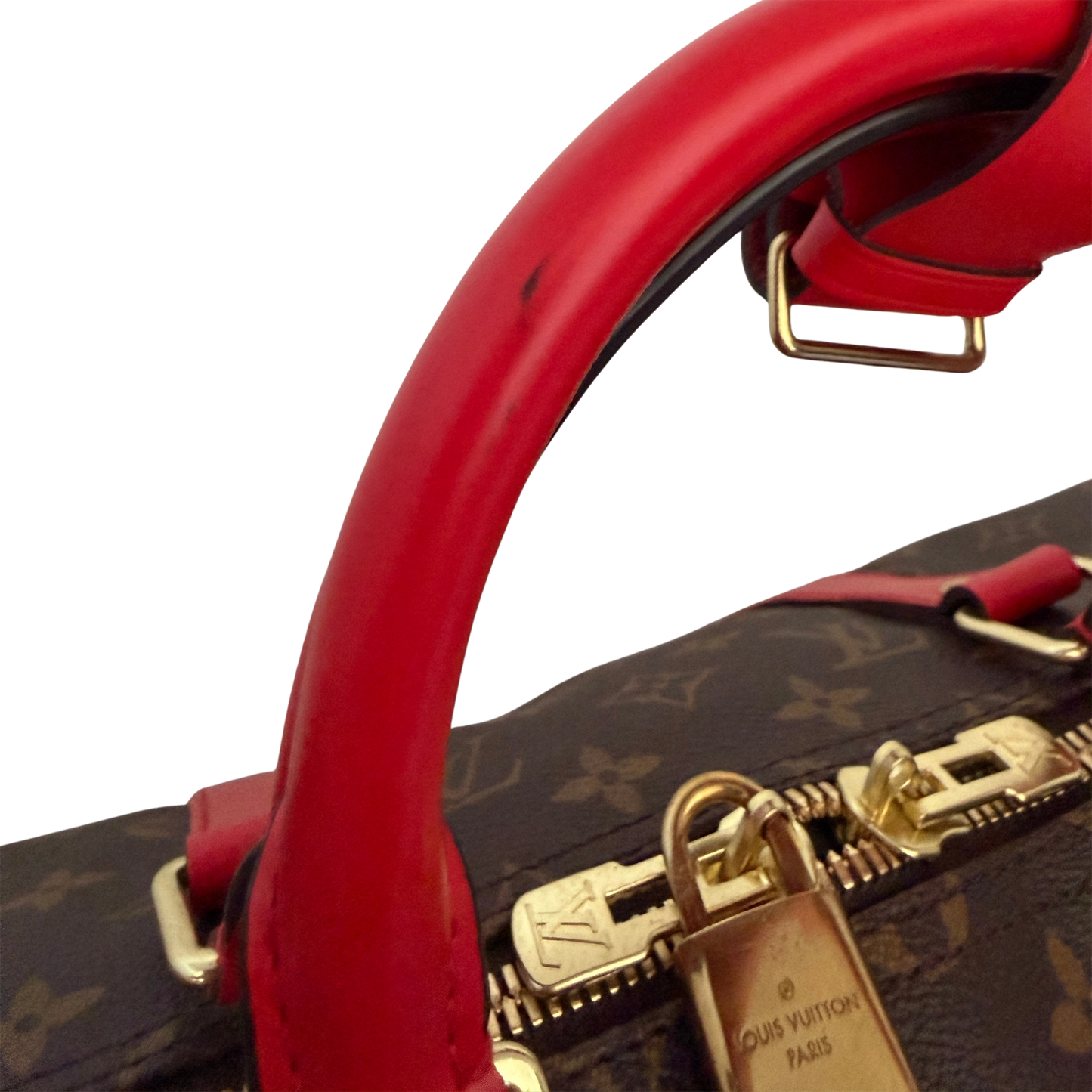 Louis Vuitton Keepall 50 Bandouliere Monogram Coquelicot rot Fullset / neuwertig Louis Vuitton